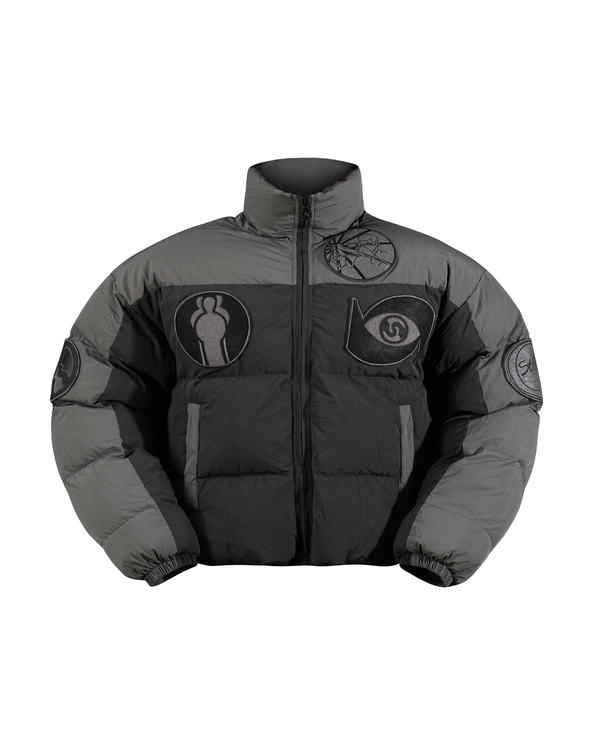 STILLZ® Multi-Symbol Puffer Jacket