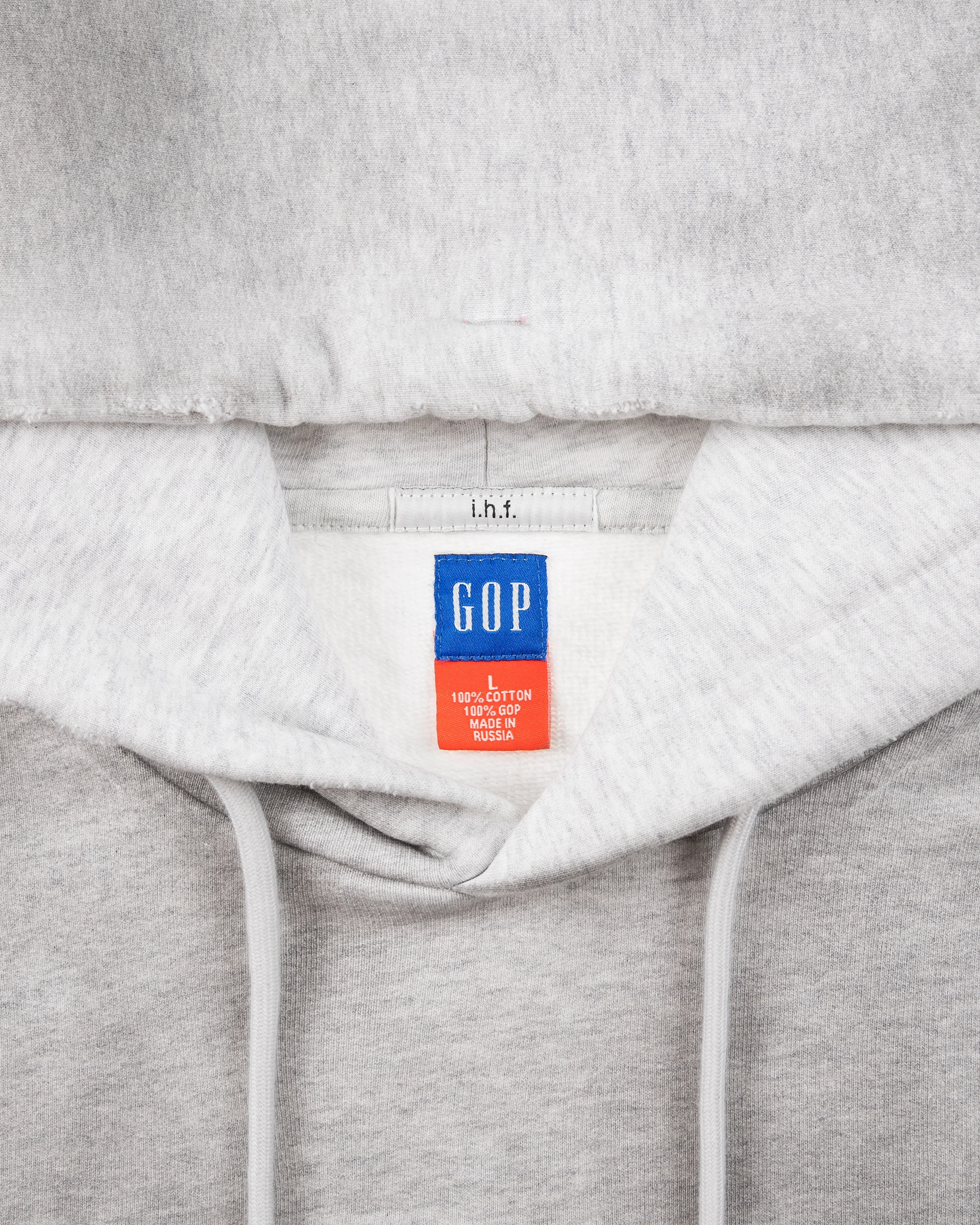 'GOP' hoodie, grey