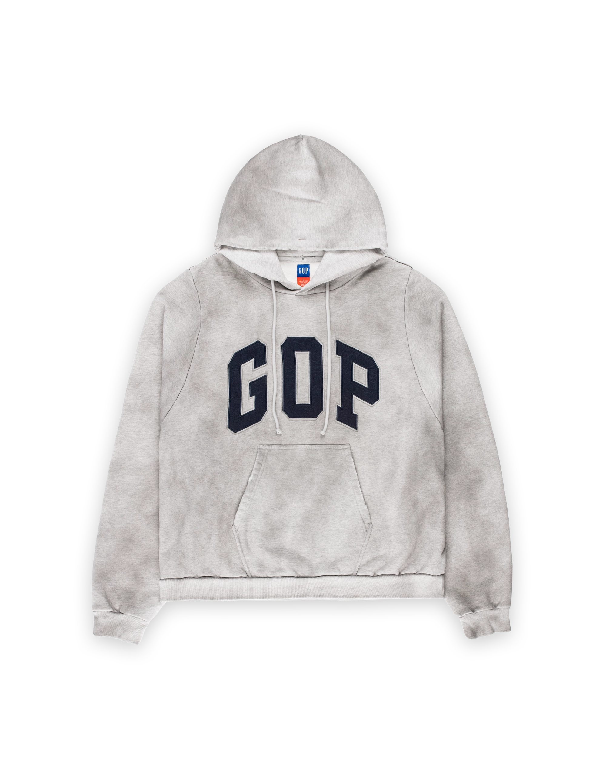 'GOP' hoodie, grey