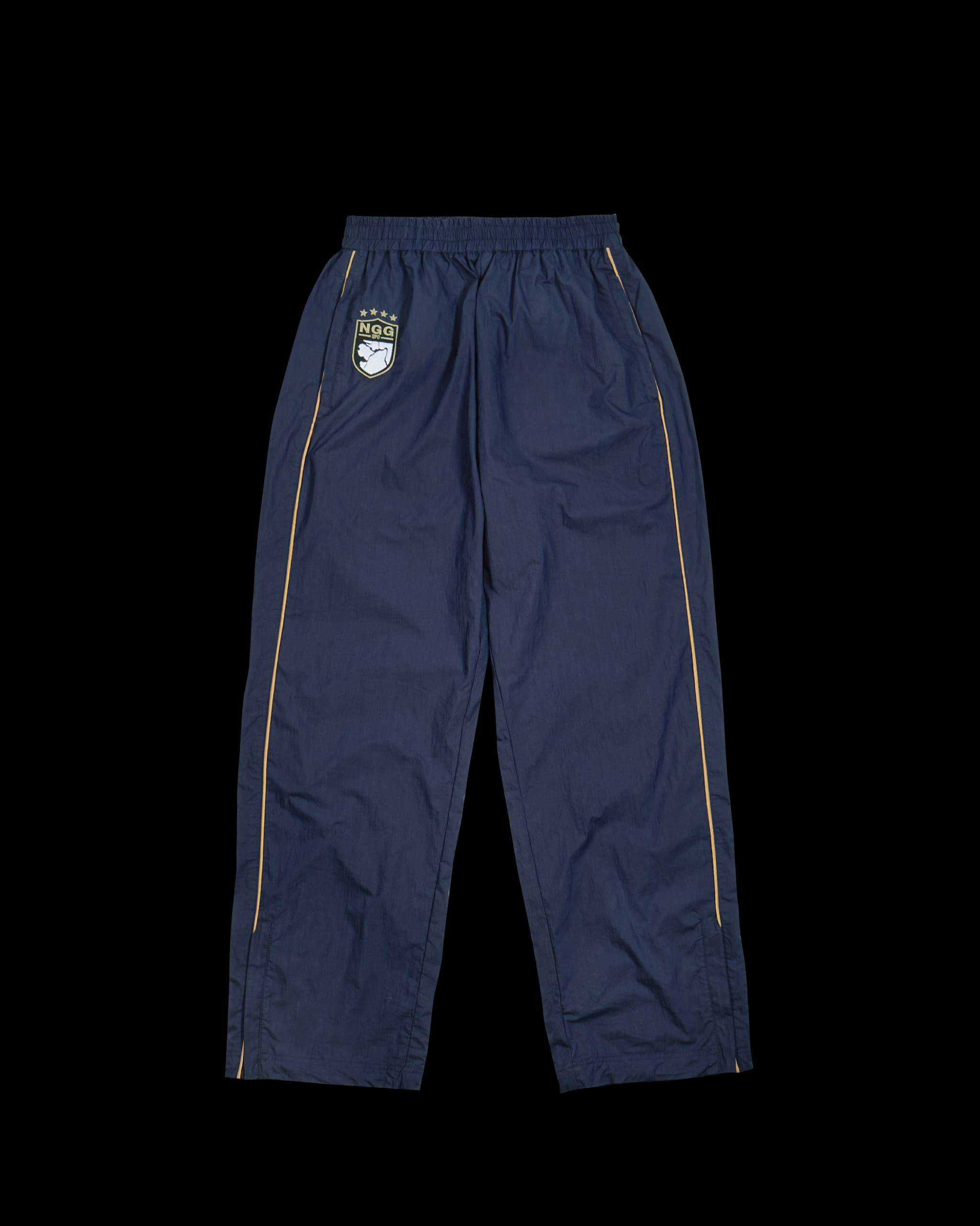 'GOTHIC' track pants, navy blue