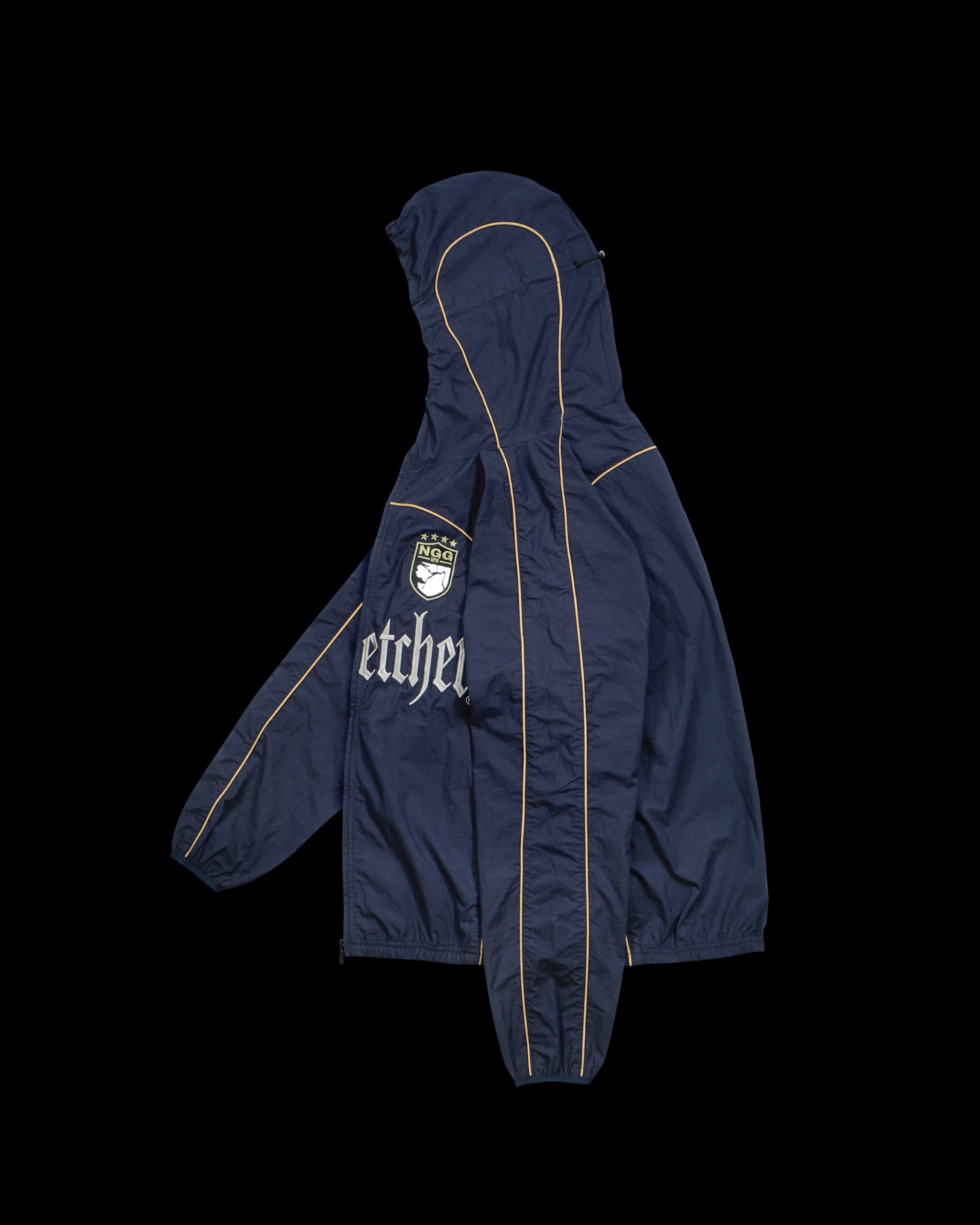 'GOTHIC' track jacket, navy blue