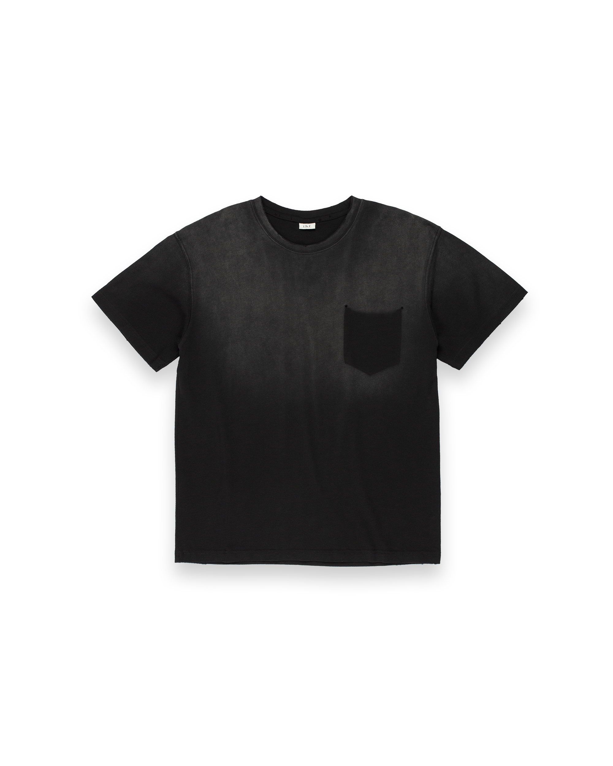 'pocketless' t-shirt, faded black 