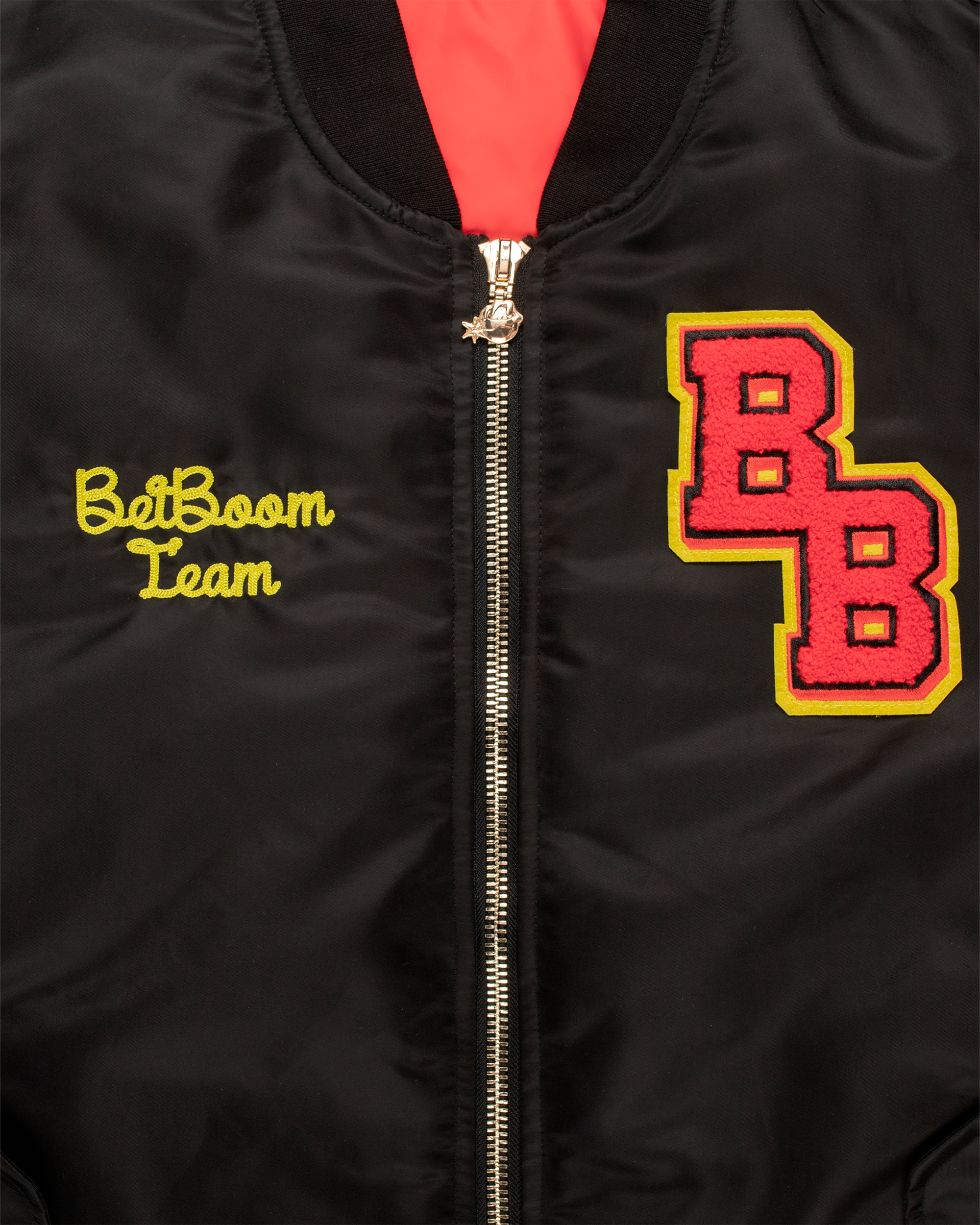 'Team' reversible bomber jacket