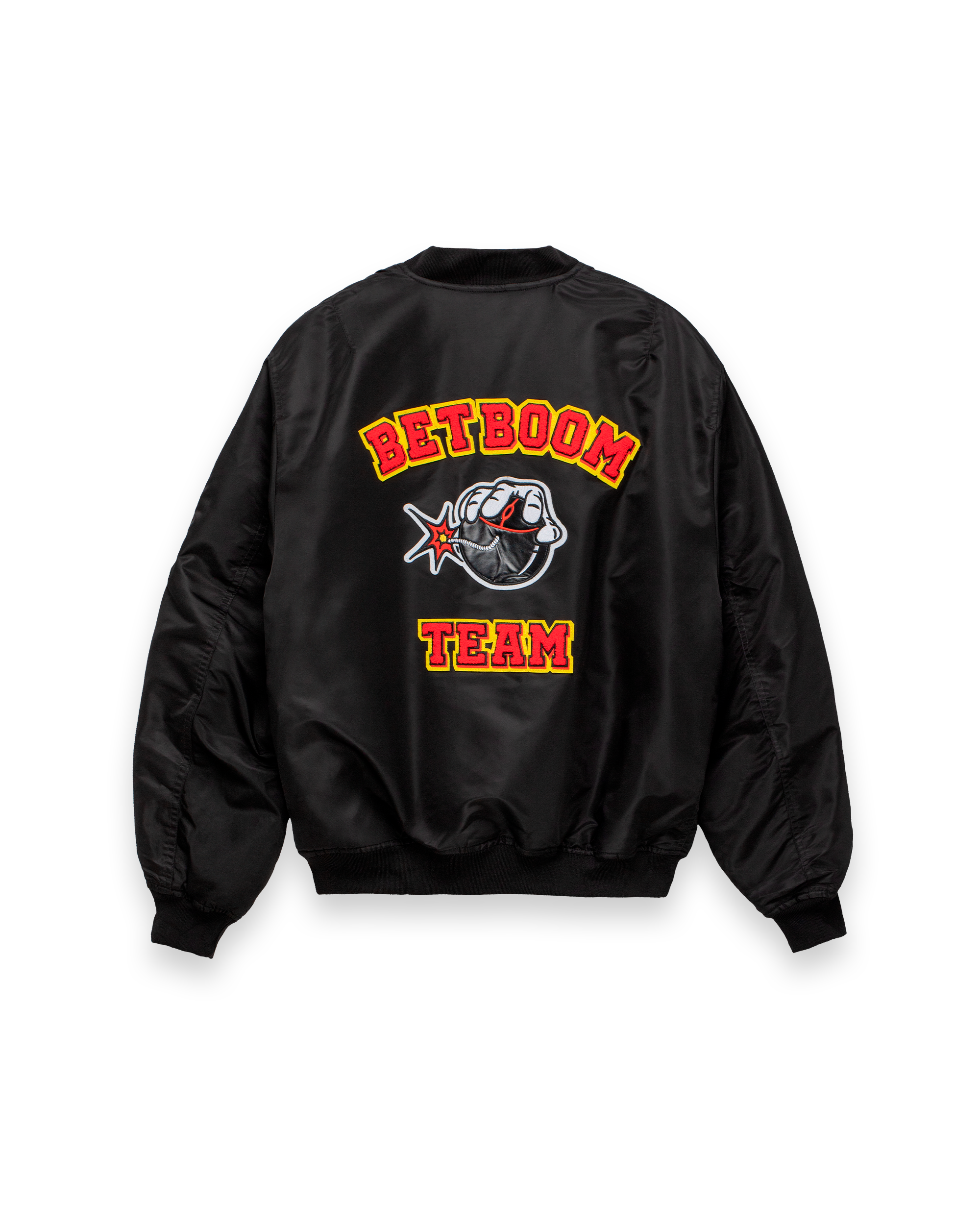 'Team' reversible bomber jacket