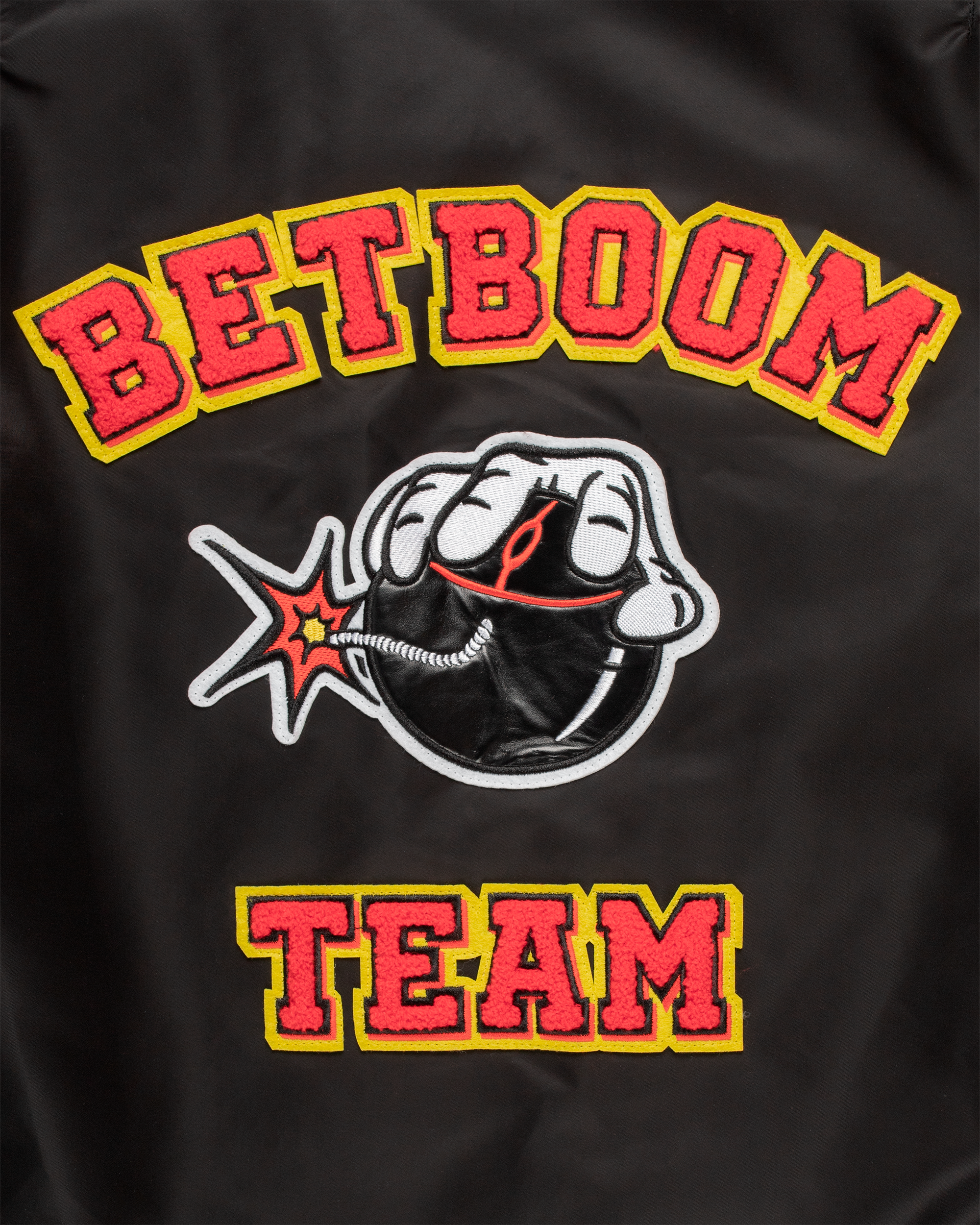 'Team' reversible bomber jacket