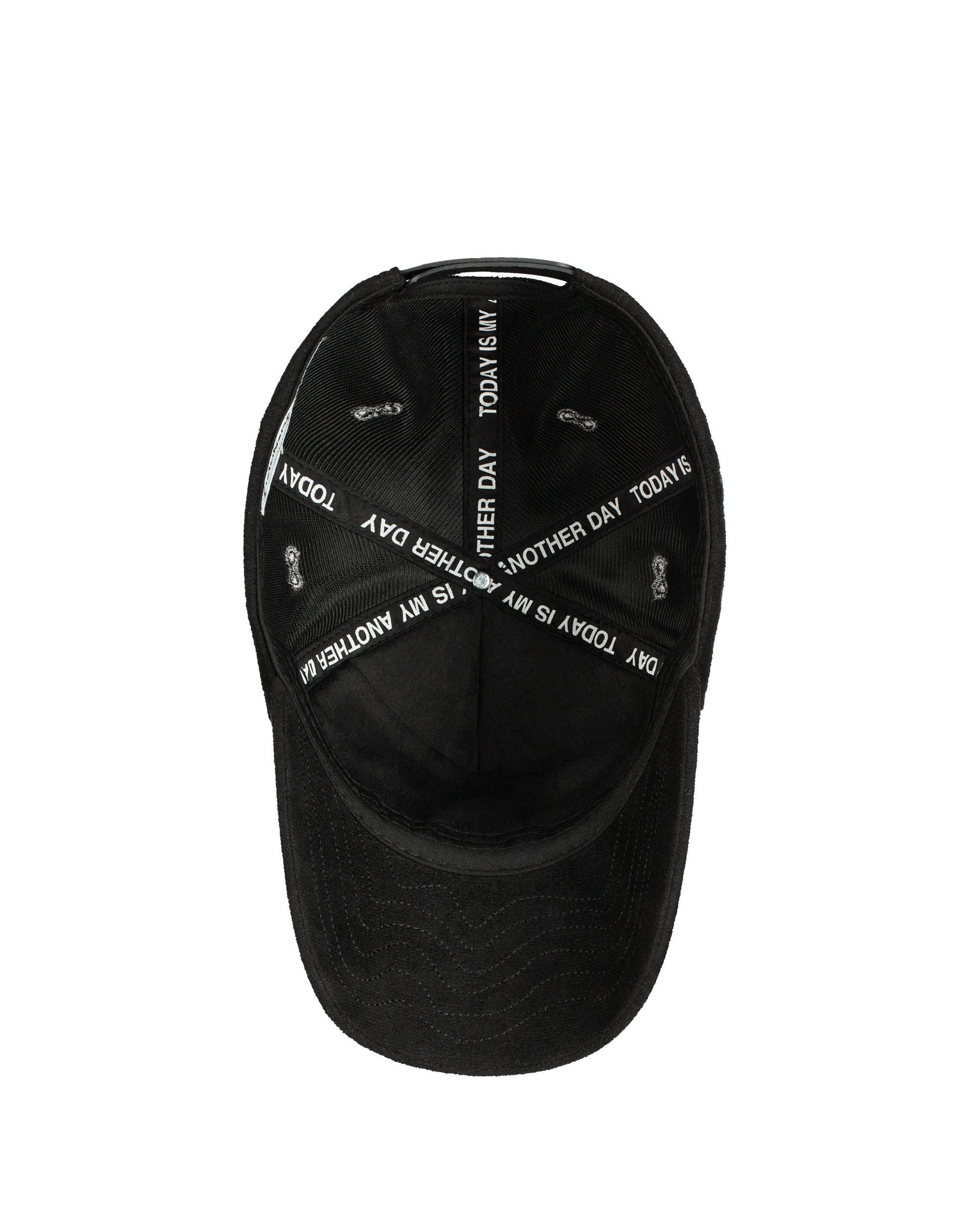 'WAV' suede cap, black