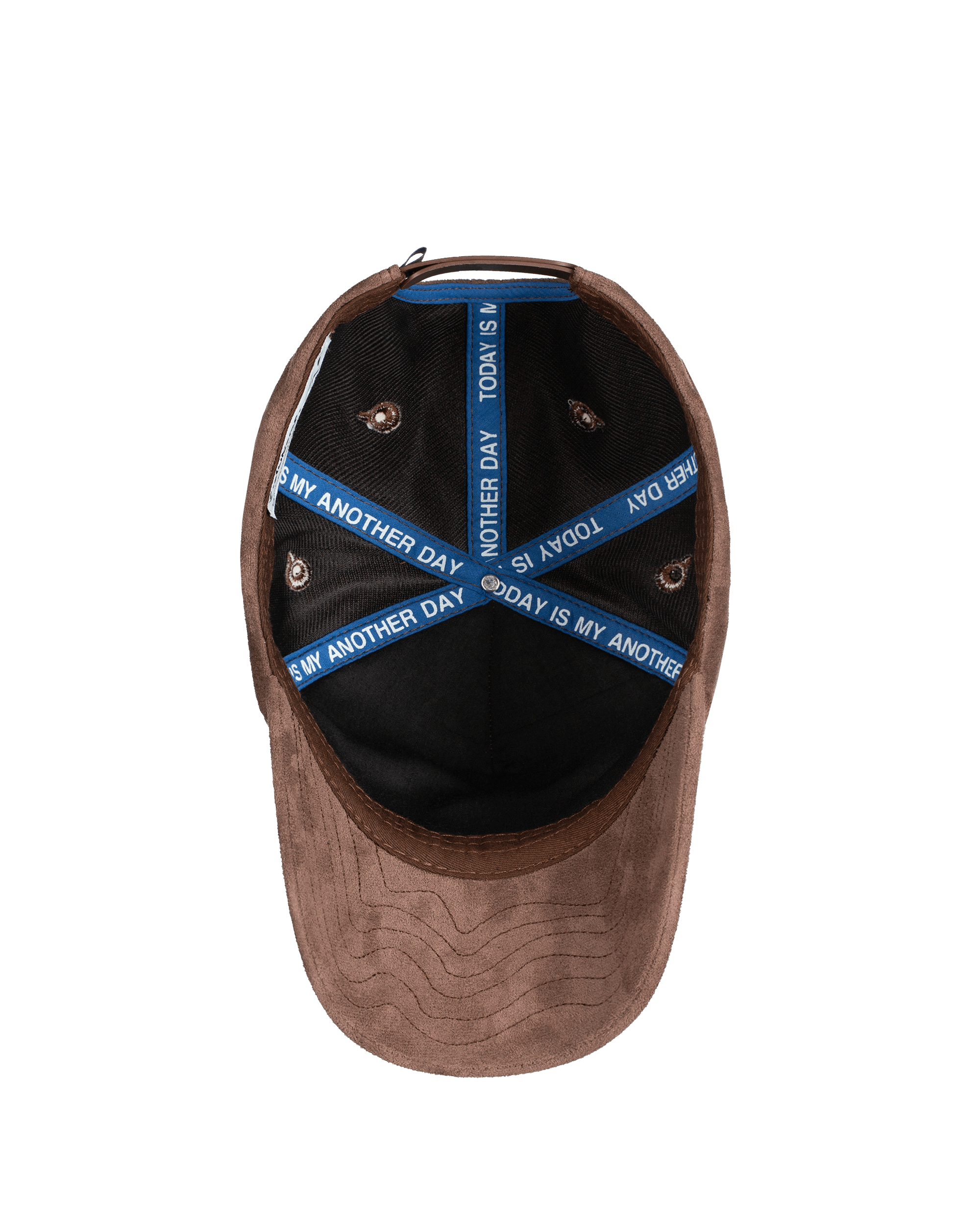 'WAV' suede cap, brown